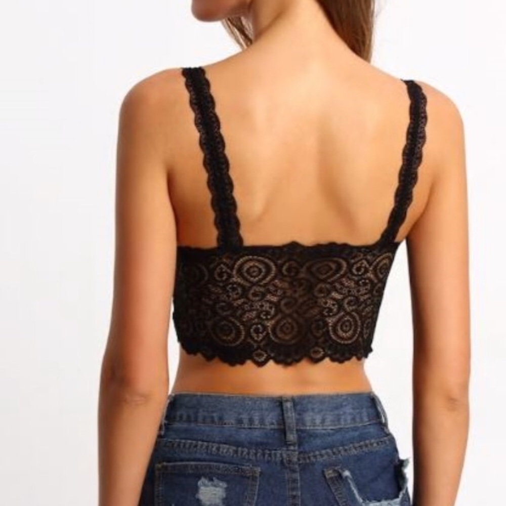 new. black lace bralette - Picture 5 of 7